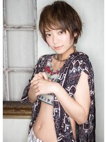 オーガスト ヘア ネイル(AUGUST hair nail)&nbsp;カットで決めるショートスタイル／３Dカラー