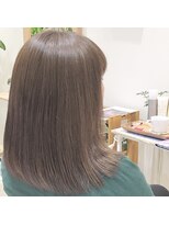 ナノハナ&nbsp;鹿沼で唯一本格ヘッドスパが出来る美容室　長めボブ