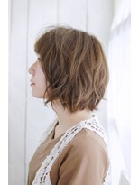 シュシュット(chouchoute)&nbsp;小顔セミウェットウェーブハイライトカラー美髪オリーブカラー71