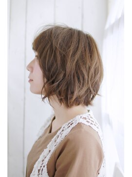 シュシュット(chouchoute) 小顔セミウェットウェーブハイライトカラー美髪オリーブカラー71