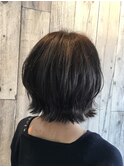外ハネショートボブ