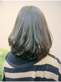 大人艶パーマ。デジタルパーマによる再現性の高いスタイル。