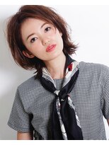 グッデイ ヘアー(GOOD DAY HAIR) センターパート ボルドー クラシカル ワンレン 大人ボブ 下北沢