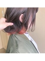 ヘアー コパイン(HAIR COPAIN) インナーカラー/オレンジ/ブリーチ[熊本/中央区/上通り/並木坂]