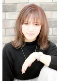 【フレンチボブ】大人かわいいハネ感ミディ