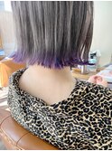 裾カラー×パープル【池袋/20代/30代/40代】