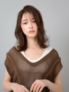 ヘアアンドスパ モーブ 世田谷(hair&SPA Mauve) 大人外はねセミディ