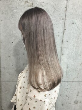 サクラ オモテサンドウ(SAKURA) ハイトーングレージュ×インナーホワイトラベンダー