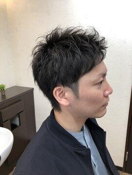ヘア アン ナチュラ(hair an natura) 【人気】王道ツーブロ束感ショート オフモードver