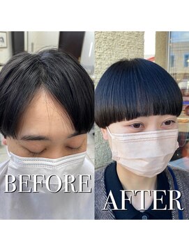 コレットヘア(Colette hair) ヘアリセッター　BEFORE AFTER スペシャル髪質改善