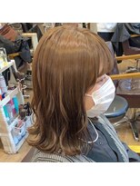 ワット 原宿店(W)&nbsp;【担当yumi】ブリーチなしラテベージュ