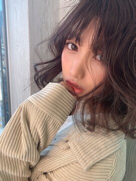 ロンド ストラーダ 心斎橋(Lond strada) 韓国前髪顔周りロング×インナーグレージュ[心斎橋/髪質改善]