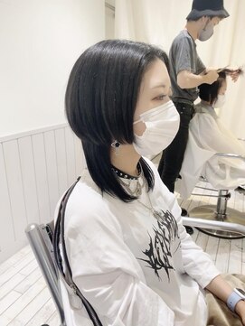 リンダバイネオリーブ 白楽店(Linda by neolive) タイトマッシュウルフ・ダークアッシュ