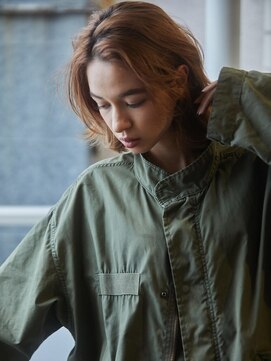 ブレンアネックスバイドット(BLEN ANNEX by.dot) 前髪切りっぱなしボブエアリーロング美髪ピンクブラウン[町田駅]