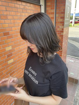 ヘアサロン カンパニュール(hair salon Campanule) ボブ、アッシュカラー