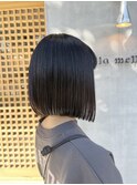 ぷつっと前下りボブ