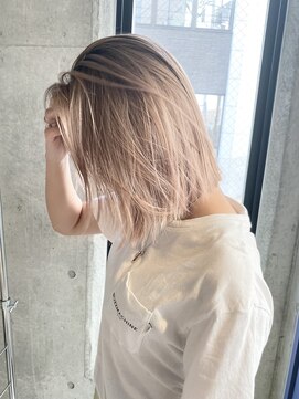 ムク 横浜店(muku) ミルクブロンド　ケアブリーチ　ハイトーンカラー