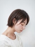 ぱつっとボブ/タッセルボブ/#短め#外ハネ/西中島ショート