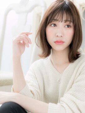 モッズヘア 福岡天神店 mod's天神*…クロスパーマOK シースルーバング小顔くびれミディ