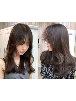 《トレンド×小顔魅せ》上品な韓国風ヘア~大人っぽナチュラルヘアまで!縛っても可愛い顔まわりは美人見え♪