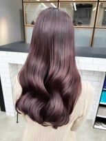 ソア 渋谷(soar)&nbsp;30代40代大人可愛い髪質改善カラーラベンダーグレージュ透明感