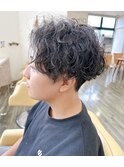 波ウェーブパーマ