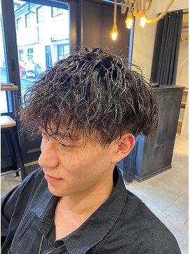 クフィア メンズヘアー カンポ 天王寺店(CUFFIA MEN'SHAIR CAMPO) ダークアッシュ/ニュアンスパーマ/韓国マッシュ/ベリーショート