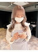 黒髪/ボブルフ/ネビージュ/小顔/ワンレン/髪質改善/
