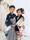 七五三/七五三ヘア/着物/貸衣装/着付/着物ヘア
