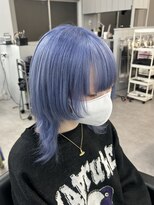 シェイロ(Cielro)&nbsp;【人気カラー！アイスブルー×ウルフカット】SAKI