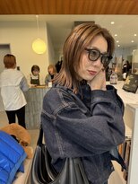 ローレンアオ(LOREN AO)&nbsp;【LOREN AO】ハイトーンベージュ/ミディアムレイヤー