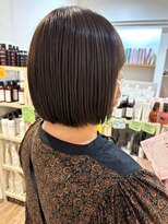 ラソヘアー(Laso hair)&nbsp;大人の切りっぱなしぱっつんボブ