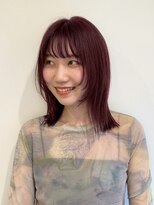 ローネス(LONESS) ぷつっとボブ 外ハネボブ 暖色ボブ レイヤーボブ 長めボブ