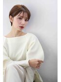 大人ショート×アッシュブラウン