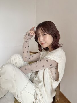 サンクチュアリー ウィズ コネクト(Sanctuary with connect) 夏のトレンド！暖色ボブ