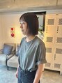 ミミ(Mimi) 大人気の切りっぱなしボブも顔周りのデザインをプラス◎