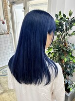 ネイビー(Navy)&nbsp;エフェクトでサファイアブルー