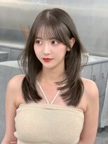 マウルルナ(MAEUL luna)&nbsp;レイヤーカット　ミディアム　ワンカール『MAEUL luna 桔川』