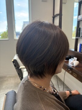 モア ヘアデザイン バイ オリジンズ つくばみどりの店(moA hair design by Origins) 丸みショート