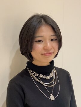 丸みミニボブってかわいい◎