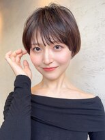 ダム(DaM) ナチュラルボブ前髪ありイメチェン20代30代40代ショートボブ