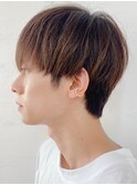 博多/髪質改善/ナチュラルブラウン×ニュアンス韓国マッシュ