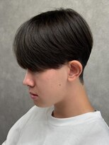 エルマーク 京都駅前(L-MARK)&nbsp;マッシュヘア/黒髪/メンズカット/men's/メンズ/眉毛