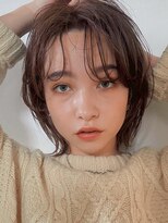  fit stand 千葉/ショートボブ/カット/パーマ/ダブルカラー/トリートメント/縮毛矯正&nbsp;イメチェン/ピンクベージュ/アンブレラカラー[千葉]