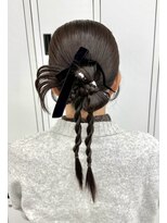スタイル 横浜(STYLE) 結婚式お呼ばれリボンヘア/カチモリ/ヘアセット/アレンジ