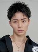 ツイストスパイラル渋谷メンズスパイキーショートツイストパーマ