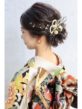 プランツヘアー 成人式 卒業式ヘアセット 博多着物着付け