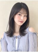 レイヤーカット/セミロング/ミディアム/学割U24 