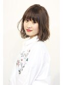 【sorriso hair桜山】 ナチュラルボブ×グレージュ