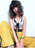 モード × street × グラデーションカラーボブ × セミウェット
